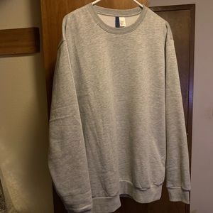 H&M L Men’s Gray Relaxed Fit Sweatshirt